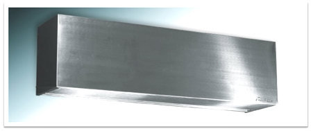 Stainless steel air curtain